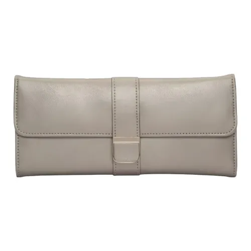 WOLF Leather Travel Storage Bag Unisex Light Gold