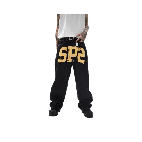 THINGYLAB Мужские черные джинсы