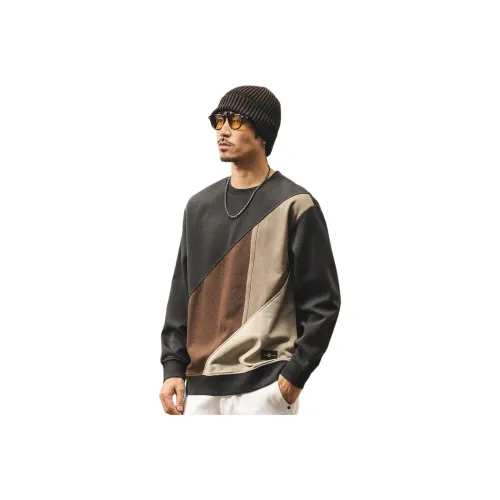 JIELEINUO Темно-серый Мужской Свитшот