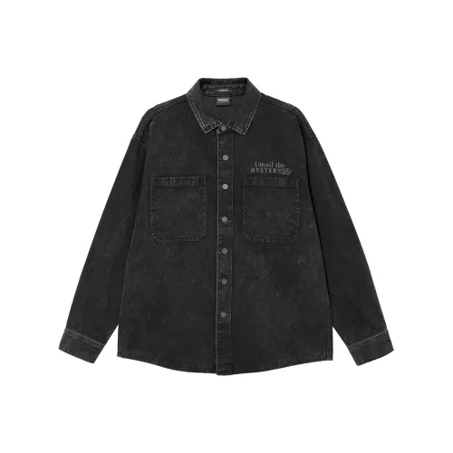 JACK JONES A16 Темно-серый деним Мужские рубашки