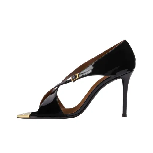 GIUSEPPE ZANOTTI GZ Intriigo One Ремень Сандалии 9 см Женские Черный