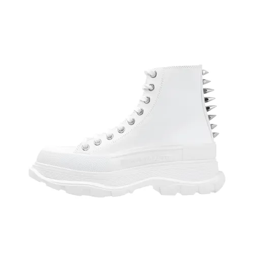 Alexander McQueen Tread Slick Ботильоны Женские Белые
