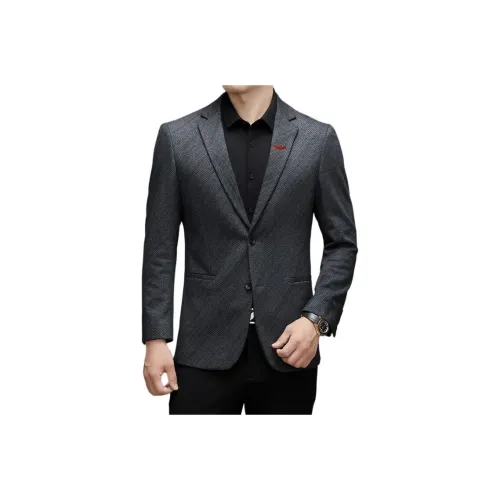 DABAISHA Серый Мужской Деловой костюм