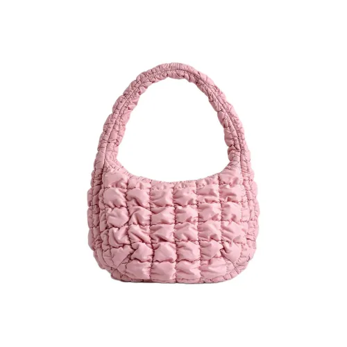 COS Полиэстер Облачная Сумка Плечевая Сумка Мини Женская Розовая