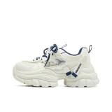 Бежевый темно-синий