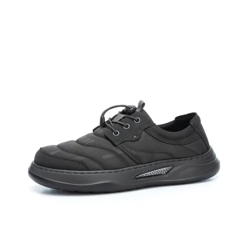 CELE Zhele Модные Пухлые Туфли Мужские Платформа Удобные Лоферы Широкая Подошва Круглый Носок Лоферы с Резиновой Подошвой