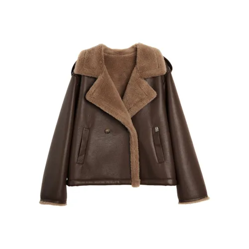 ELLE Кофе Женские Меховые изделия