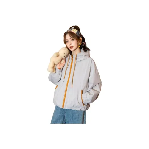 FAWENXIANGZI Бежевый Женский Куртка