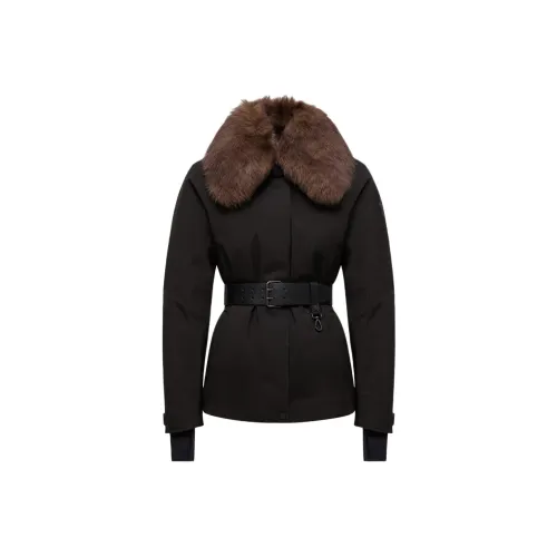 Moncler Grenoble Vizelles Овчина Обработанная Ски Куртка Пуховик Женская