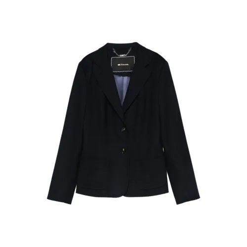 KITON Темно-синий синий женский деловой костюм