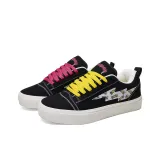 Смайлик Черный [Розовый + Желтый Шнурки]