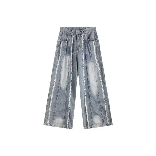 ONENINE34PM Синий Унисекс Джинсы