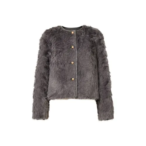 Hopeshow Серый 060 Женская меховая одежда