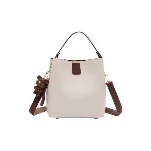 H YXIANG Microfiber Synthetic Leather Bag Women's Ecru H YXIANG Микрофибра Синтетическая Кожа Сумка Женская Экрю