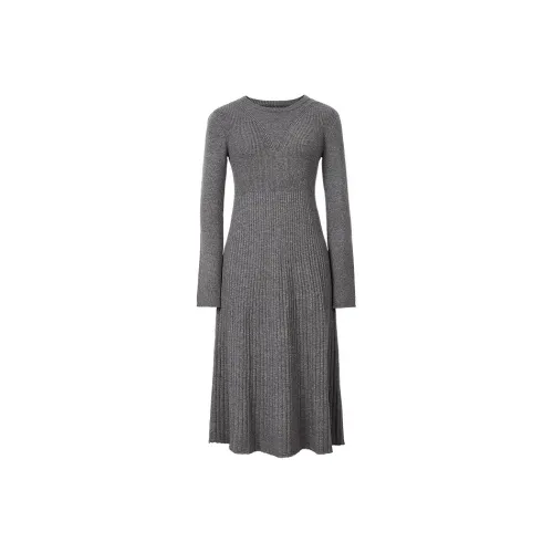 Hopeshow Длинное платье с длинными рукавами женское