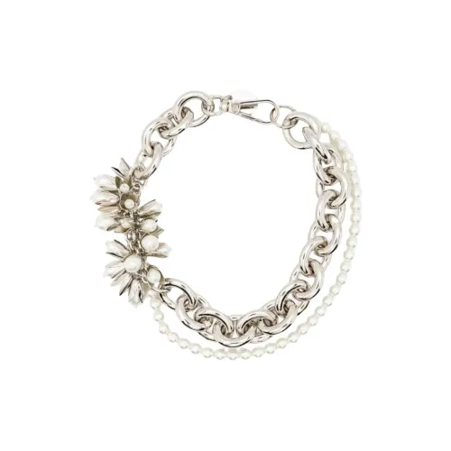 SIMONE ROCHA Браслеты из латани Женское серебро