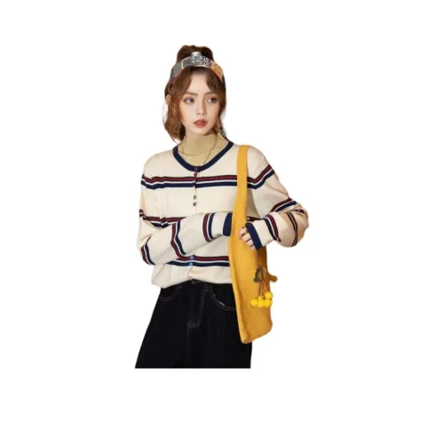 FAWENXIANGZI Абрикос Женские Свитера