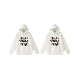 Белый, с капюшоном