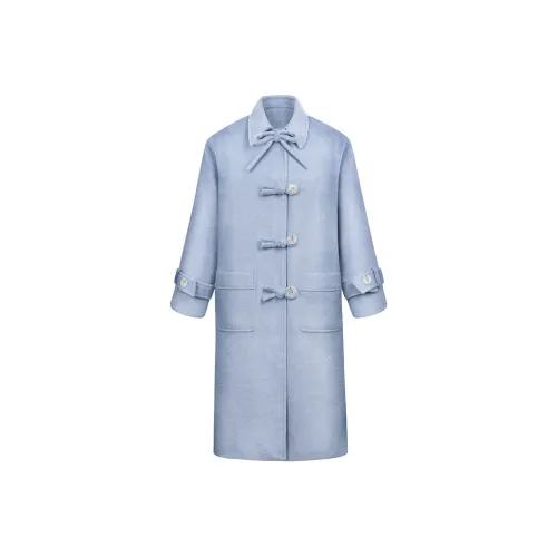 Date on Sunday Вода Розово-синий Женские Пальто