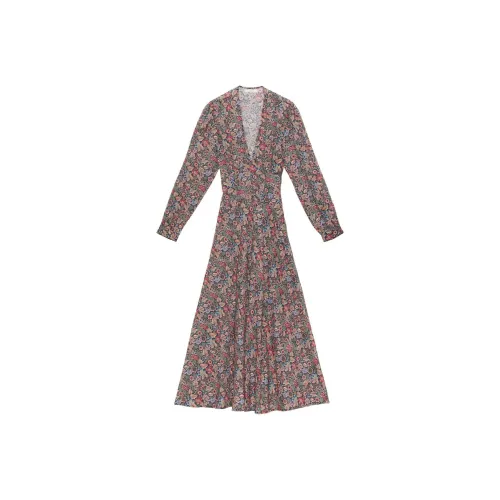 DOEN Charleston Платье Длинное с длинными рукавами Женское