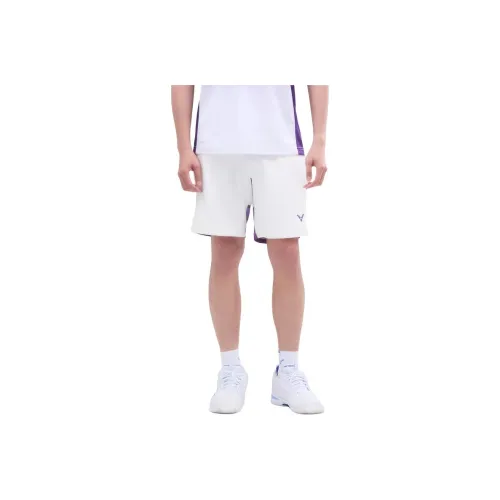 Victor Белый Фиолетовый Унисекс Спортивные Шорты