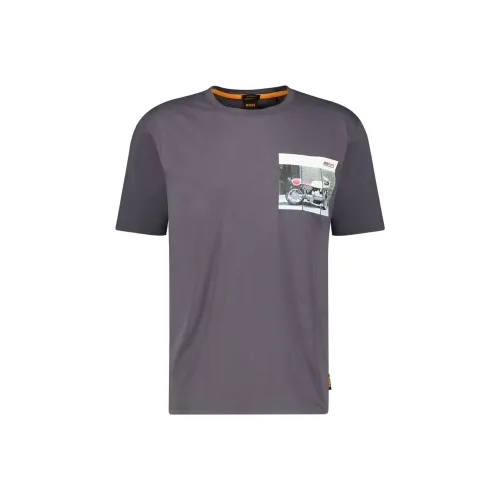 Hugo Boss T-Shirt Мужская Темно-Серый