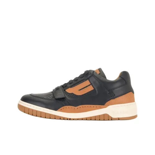 BALLY Низкий Топ Стильный Скейтбординг Мужской Черный Серый