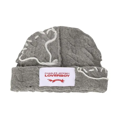 CHARLES JEFFREY Шерсть Овечья шерсть Шапки-бини Мужской Серый