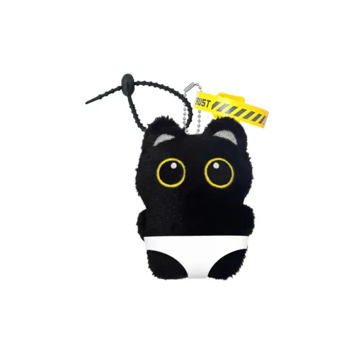 FULUOKANG Супер милый белый котенок плюшевый брелок высота 9 5 см