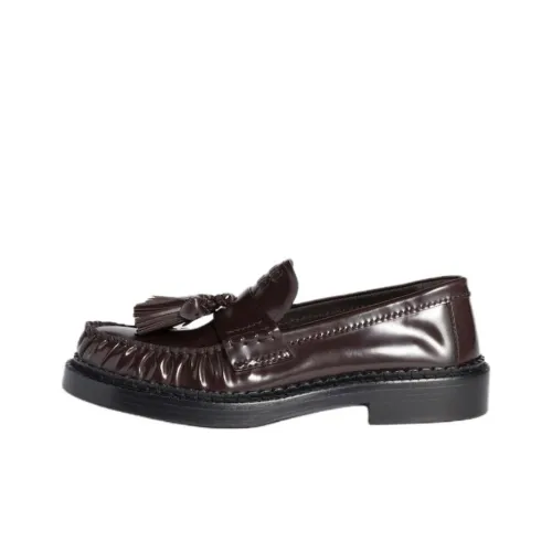 MIU MIU Лоферы 3 см Женские Темно-коричневый