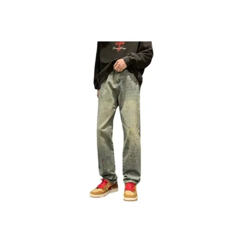 ONENINE34PM Синий Мужской Джинсы