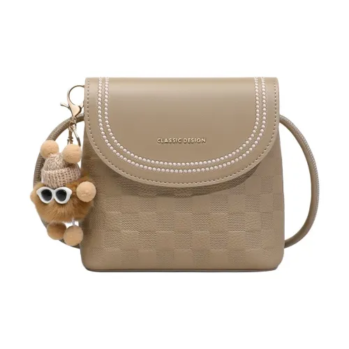 PT'SON Сумка через плечо из коровьей кожи женская хаки