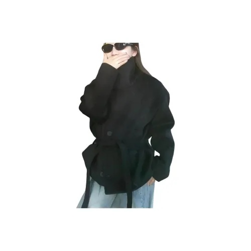 Dippanis Черное Женское Пальто