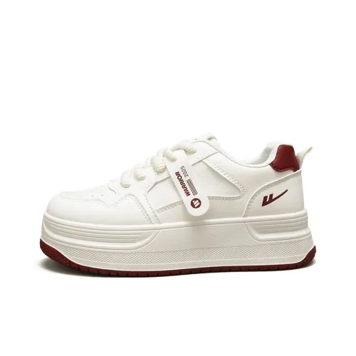 Warrior Покрытие Увеличение Высоты Устойчивость к Износу Легкие Дышащие Противоскользящие Низкий Топ Скейтборд Кроссовки