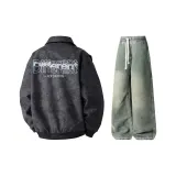 Комплект (черный топ+желтые грязевые штаны)