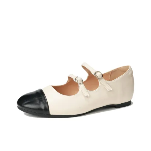 Lan Miao Грубый каблук Мэри Джейн Туфли Женские