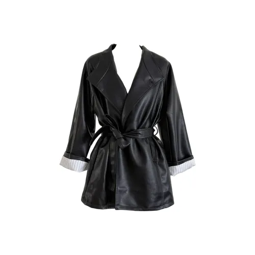 GRAYISMOON Кожа Куртка Женская