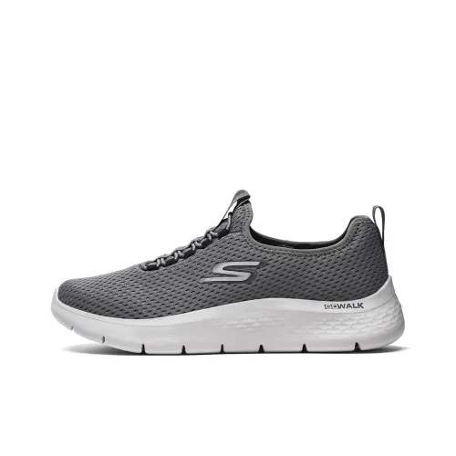 Skechers Go Walk Flex Обувь для ходьбы Низкий верх Серый Морской синий Мужской