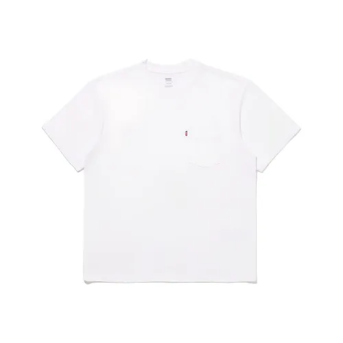 Levis Белая Мужская T-Рубашка