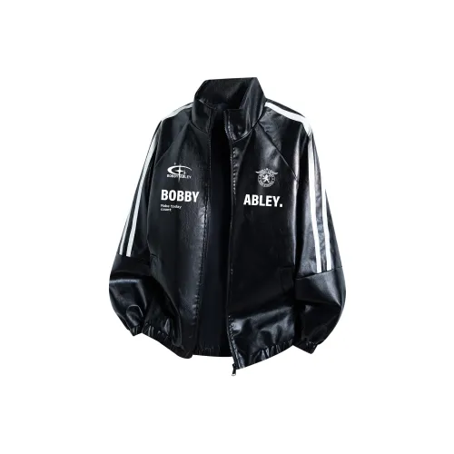 BOBBY ABLEY Кожа Куртка Унисекс