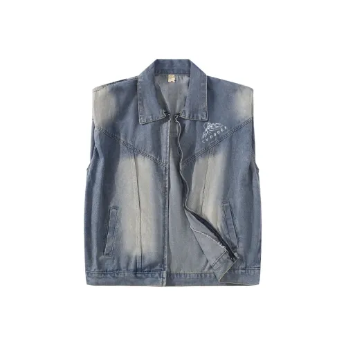 CVOOOER Светло-синие унисекс жилеты