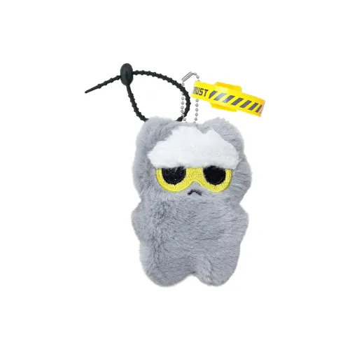 FULUOKANG Черный градиент Милый Meow Плюшевая кукла Плюшевая подвеска 10 см Рекомендуемый рост