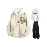 Хаки + Белый + Черный Карго Брюки