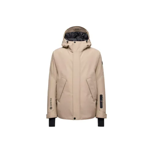 Moncler Grenoble Gore TEX хлопковый пуховик мужской