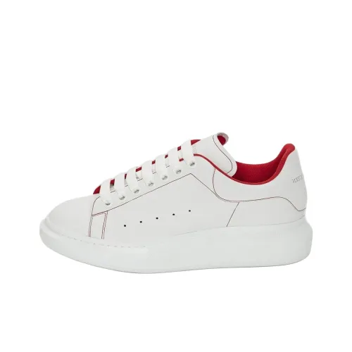 Alexander McQueen OVERSIZED Низкий Топ Повседневная Обувь Мужская Белый Красный