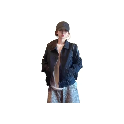 HAPG Джинсовый синий Унисекс Куртки