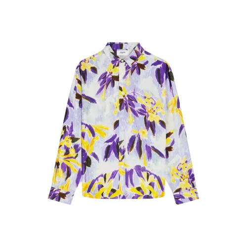CELINE Фиолетово-желтые Женские Рубашки