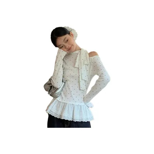 HKPXR Белый Женские T-рубашки