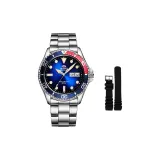 Синий циферблат, стальной браслет, модель RA-AA0812, размер L, 19B