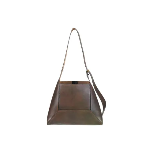 Jimmy Choo Телячья кожа Сумка через плечо Средняя Женская Коричневая